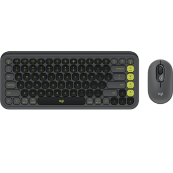 Зображення Клавіатура   мишка Logitech POP Icon Combo Bluetooth UA Graphite (920-013156)