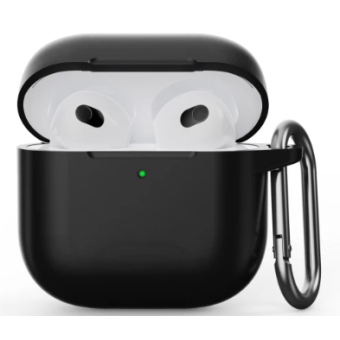 Изображение Чехол для навушників Armorstandart Hang Case для Apple AirPods 4 Black (ARM81277)