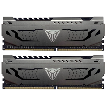 Зображення Модуль пам'яті для комп'ютера Patriot DDR4 16GB (2x8GB) 3200 MHz Viper Steel (PVS416G320C6K)