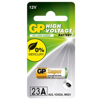 Фотографія Батарейки GP A23 (23A, VA23GA) 12V * 1 (23AU-U1 / 4891199042119)