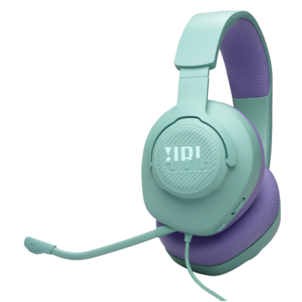 Зображення Навушники JBL Quantum 100M2 Cyan (JBLQTUM100M2CYN)
