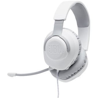 Зображення Навушники JBL Quantum 100 (JBLQUANTUM100WHT) White