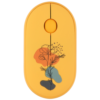 Фотографія Комп'ютерна миша 2E MF300 FLORA:POPPY Silent WL BT жовтий