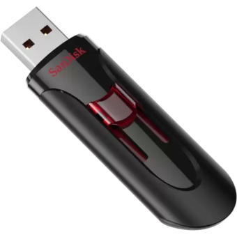 Изображение Флешка SanDisk USB 3.0 Type-A Cruzer Glide 32GB Чорний