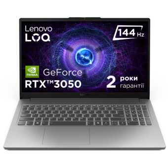 Изображение Ноутбук Lenovo LOQ 15IAX9E (83LK0043RA) Luna Grey
