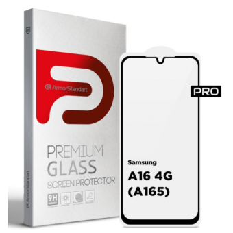 Изображение Защитное стекло Armorstandart Pro для Samsung A16 4G (A165) Black (ARM80171)