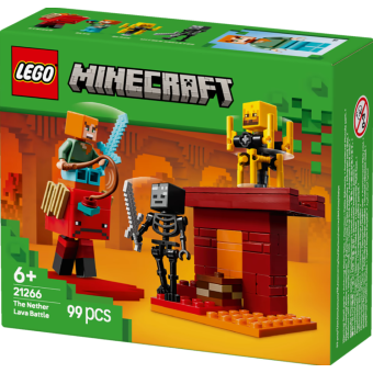 Зображення Конструктор Lego Minecraft Битва з лавою у Незері