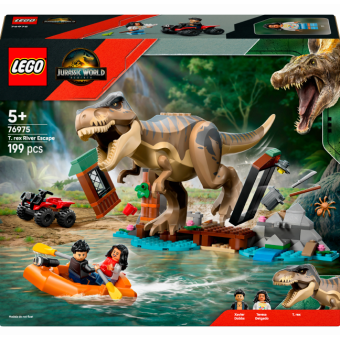 Зображення Конструктор Lego Jurassic World  Втеча річкою від тиранозавра