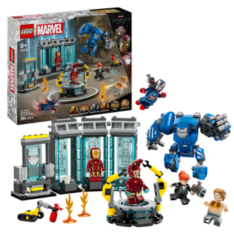 Зображення Конструктор Lego Super Heroes Лабораторія Залізної Людини: зал обладунків