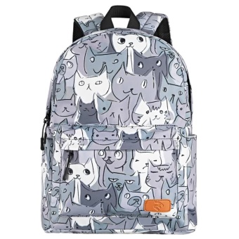 Зображення Рюкзак для ноутбука 2E TeensPack Cats сірий (2E-BPT6114GC)