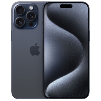 Изображение Смартфон Apple iPhone 15 Pro Max 256GB Blue Titanium (REF Як новий)