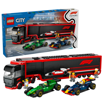 Изображение Конструктор Lego City Вантажівка F1 з автомобілями RB20 та AMR24