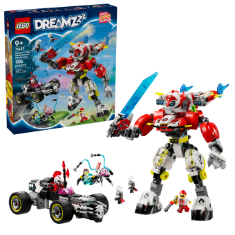Зображення Конструктор Lego DREAMZzz Робот-тигр Купера та Хот-род авто Зеро