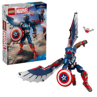 Зображення Конструктор Lego Marvel Фігурка Сем Вілсон Капітан Америка