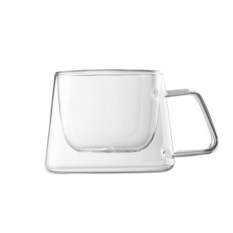 Изображение Набор чашек Ardesto 200мл, 2шт, боросилікатне скло, прозорий (AR2620BHR)