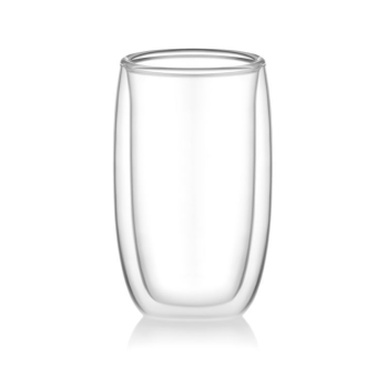 Изображение Набор чашек Ardesto 380мл, 2шт, боросилікатне скло, прозорий (AR2638B)