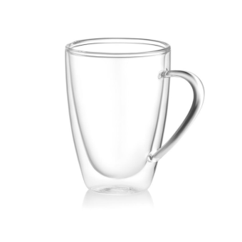 Изображение Набор чашек Ardesto 430мл, 2шт, боросилікатне скло, прозорий (AR2643BH)