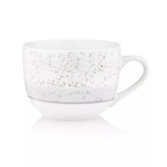 Зображення Чашка Ardesto Siena, 500мл, порцеляна, біло-сірий (AR2950SW)