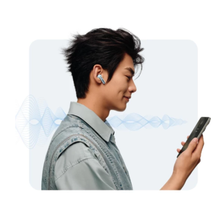 Навушники Xiaomi Redmi Buds 6 Active Transparent Blue (BHR8394GL) фото №6