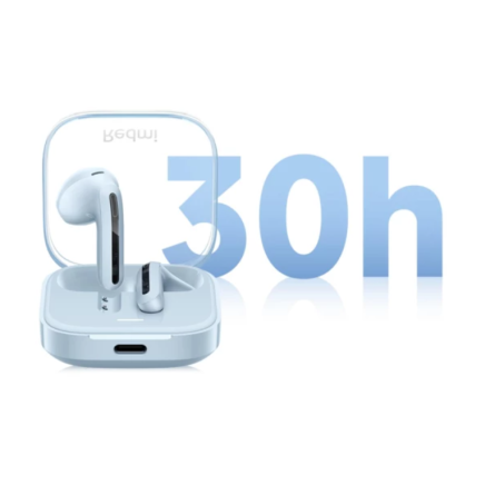 Навушники Xiaomi Redmi Buds 6 Active Transparent Blue (BHR8394GL) фото №5