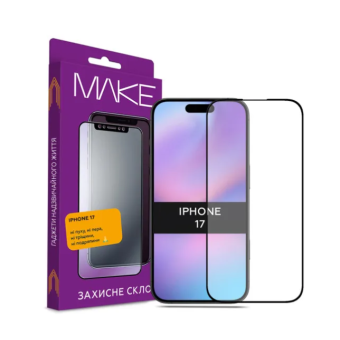 Зображення Захисне скло MAKE Apple iPhone 17 (MGF-AI17)