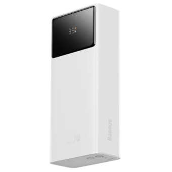 Зображення Мобільна батарея Baseus Star-Lord Digital Display 30000mAh 22.5W White (PPXJ080102)