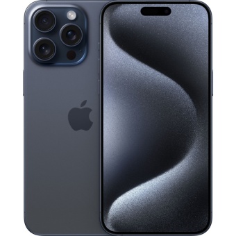 Изображение Смартфон Apple iPhone 15 Pro 128GB Blue Titanium (REF Як новий Esim)