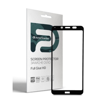 Зображення Захисне скло Armorstandart Full Glue HD Huawei Y5p 2020 Black (ARM58293) (ARM58293)