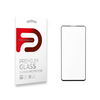 Изображение Защитное стекло Armorstandart Full Glue Samsung A71 Black (ARM56895)
