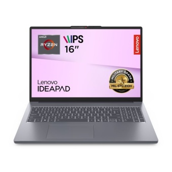 Изображение Ноутбук Lenovo Ideapad Slim 3 16ARP10 Luna Grey (83K8008XRA)