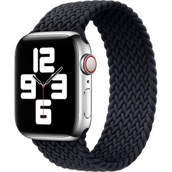 Изображение Ремінець для годинника Armorstandart Braided Solo Loop для Apple Watch 49/46/45/44/42 (Series 1-3) Charcoal Size 10 (172 mm) (ARM58074)