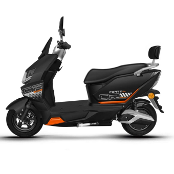 Зображення Електроскутер Forte T11 чорно-помаранчевий