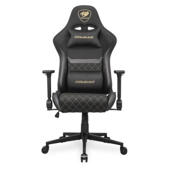 Зображення Геймерське крісло Cougar Armor One V2 Gold F, чорний з золотим