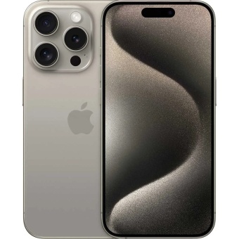 Зображення Смартфон Apple iPhone 15 Pro 256GB Natural Titanium (REF Як новий Esim)