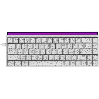 Зображення Клавіатура Ajazz NK68 Red Switch USB UA White (NK68-R-S-W)