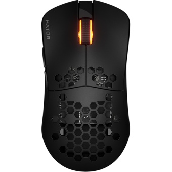 Зображення Комп'ютерна миша HATOR Stellar Wireless/Bluetooth/USB Black (HTM650)