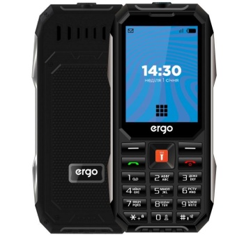Зображення Мобільний телефон Ergo E283 Black