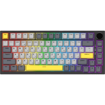 Изображение Клавиатура Ajazz AK820 Sea Salt Switch RGB USB-C UA Black (AK820-SS-BGY)