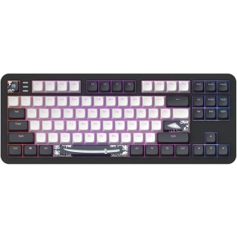Изображение Клавиатура DARK PROJECT ALU87 Bushido ABS RGB Mech G3MS Moonstone Black/White (DPKB_BUSHIDO_87_ANSI_UA)