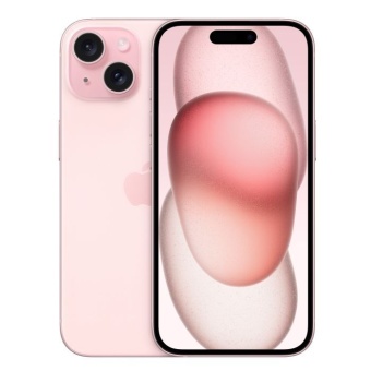 Зображення Смартфон Apple iPhone 15 128GB Pink (Ref EKO Esim)