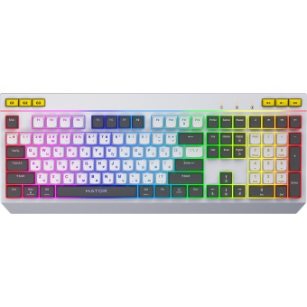 Изображение Клавиатура HATOR Icefall USB White (HTK405UA)