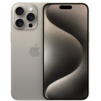 Зображення Смартфон Apple iPhone 15 Pro Max 512GB Natural Titanium (Ref EKO Esim)