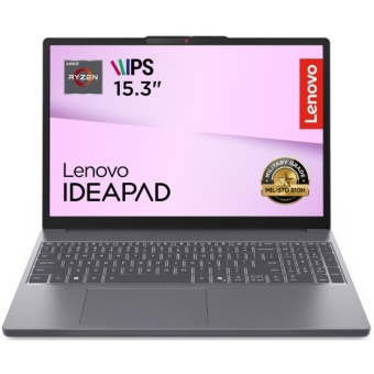 Зображення Ноутбук Lenovo IdeaPad Slim 3 15ARP10 (83K700GLRA) Luna Grey