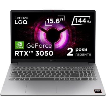Зображення Ноутбук Lenovo LOQ 15ARP10E (83S0007GRA) Luna Grey
