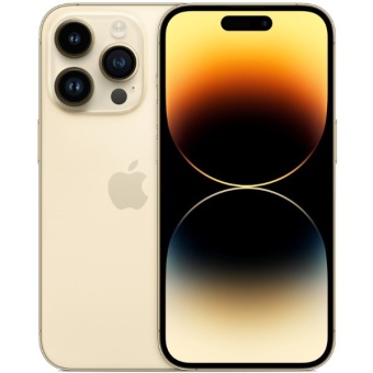 Зображення Смартфон Apple iPhone 14 Pro 256GB Gold (REF EKO Esim)