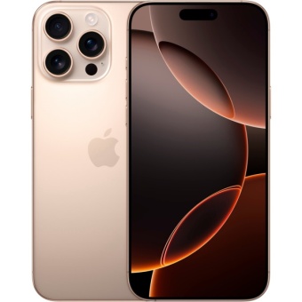 Зображення Смартфон Apple iPhone 16 Pro Max 256GB Desert Titanium MYWX3 ( REF EKO Esim)