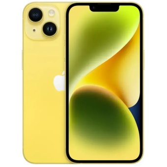 Зображення Смартфон Apple iPhone 14 128 Gb Yellow (REF EKO Esim)