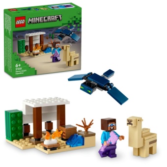 Зображення Конструктор Lego Minecraft Експедиція Стіва в пустелю