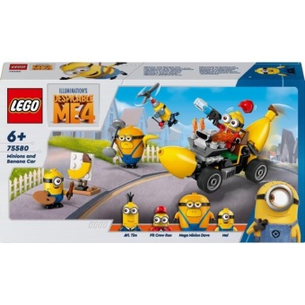 Изображение Конструктор Lego Despicable Me 4 Посіпаки й банановий автомобіль