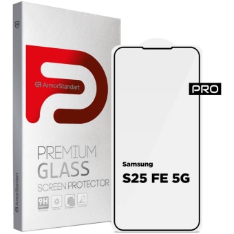 Изображение Защитное стекло Armorstandart Pro для Samsung S25 FE Black (ARM86149)